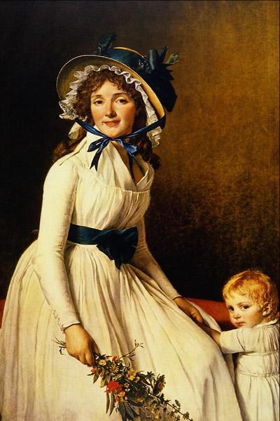  Portrait of Madame Seriziat and her son